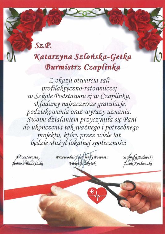 Podziękowania