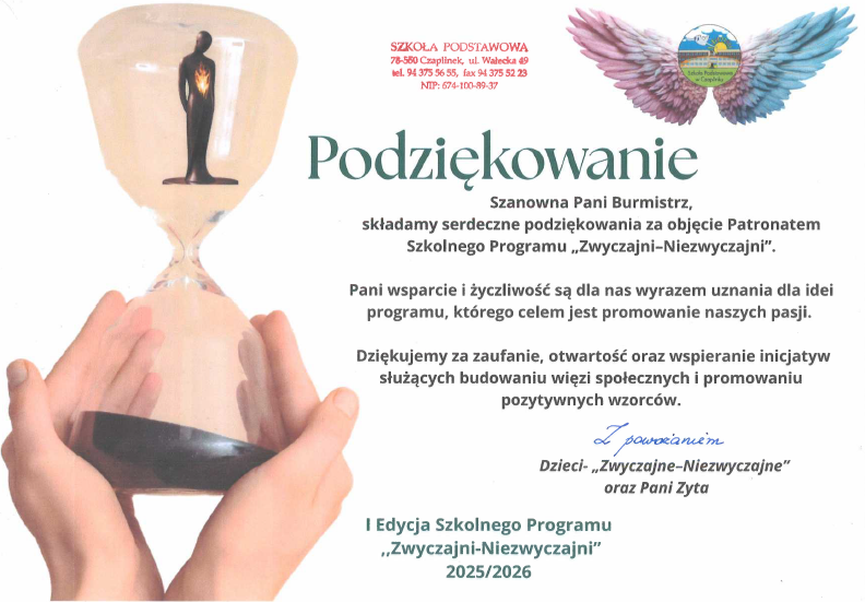 Podziękowania