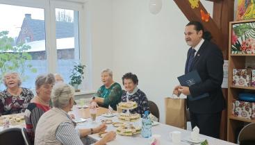 Burmistrz z życzeniami u Seniorów z okazji Ogólnopolskiego Dnia Seniora