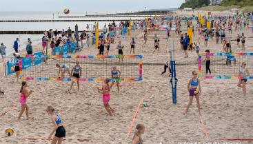 Mistrzostwa Polski minisiatkówki plażowej w Kołobrzegu