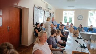 Wręczenie nagród z okazji konkursu Facebook'owego "Rymowanki z Czaplinka"