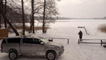 Dzialamy razem!!! Wspólny patrol Straży Miejskiej, Straży Leśnej i Straży Rybackiej po Gminie Czaplinek.