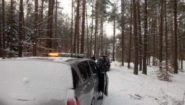 Dzialamy razem!!! Wspólny patrol Straży Miejskiej, Straży Leśnej i Straży Rybackiej po Gminie Czaplinek.