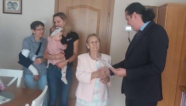 Jubileusz 90- lecia pani Marianny Jakóbczak z Broczyna