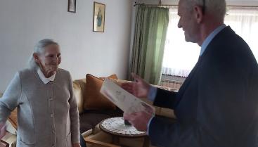 Jubileusz 90- lecia pani Marii Antoniak z Czaplinka