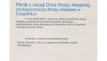 Raport SM w Czaplinku za 2020 r.