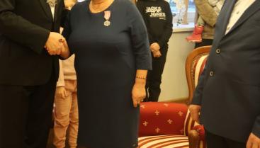 Złote gody państwa Wiesławy i Józefa Wysockich z Drahimka