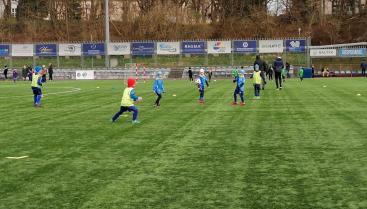Przyjacielskie granie Żaków Młodszych Akademii Piłkarskiej Czaplinek w Koszalinie