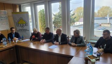 Przekazanie placu budowy - droga nr 163