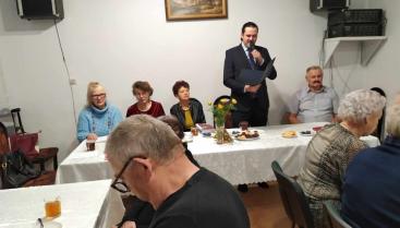 Burmistrz z życzeniami u Seniorów z okazji Ogólnopolskiego Dnia Seniora