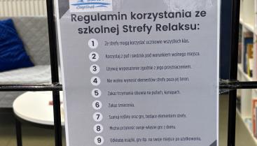 Szkolna Strefa Chillout: Przestrzeń Relaksu i Twórczych Inspiracji w Zespole Szkół w Czaplinku