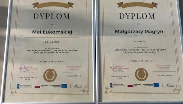 Sukces uczennic Liceum Ogólnokształcącego klasy 3a profil dziennikarsko-prawny w konkursie dziennikarskim  „Wysonduj Fundusze – jak Unia Europejska zmienia Pomorze Zachodnie”