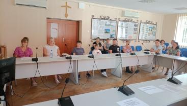 Wręczenie nagród z okazji konkursu Facebook'owego "Rymowanki z Czaplinka"