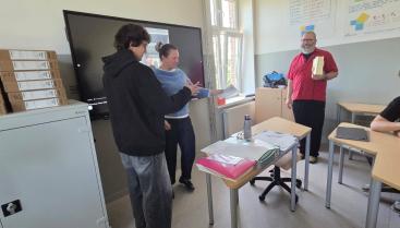 Spotkanie podsumowujące realizację projektu Erasmus+ w Zespole Szkół w Czaplinku