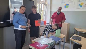 Spotkanie podsumowujące realizację projektu Erasmus+ w Zespole Szkół w Czaplinku