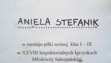 14 czerwca nasza najmłodsza drużyna zagrała w XXVIII Igrzyskach Inspektorialnych Młodzieży Salezjańskiej w Połczynie Zdroju.  Otwarcie Igrzysk rozpoczęło się Turniejem Piłkarskim najmłodszej kategorii wiekowej klas I-III. Ostateczne zajęliśmy wysokie 2 Miejsce oraz nasza zawodniczka Anielka Stefanik otrzymała wyróżnienie i nagrodę indywidualną za króla strzelców całego Turnieju - 11 goli ⚽.  Organizatorem Turnieju był Salos Połczyn Zdrój prowadzony przez siostry salezjanki. Dzieci zagrały świetny Turniej gr