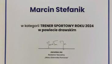 Trener Sportowy Roku 2024 w powiecie drawskim