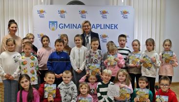 Spotkanie Burmistrza Czaplinka z uczniami klas 1A i 1B Szkoły Podstawowej w Czaplinku