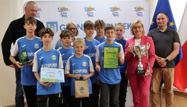 Wicemistrzowie Województwa - uczniowie SP Czaplinek z sukcesem w Finale Pucharu Tymbarku U12