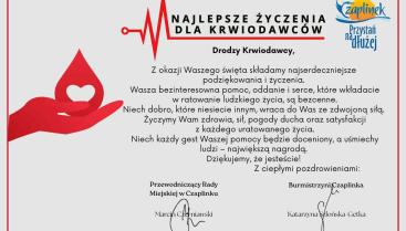 Światowy Dzień Krwiodawcy