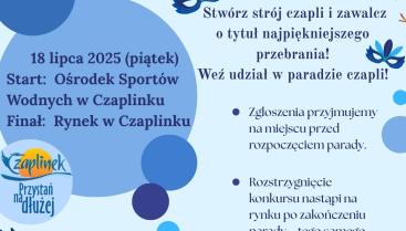 Najpiękniejsza Pani Czapla i Pan Czapla - konkurs z okazji Dni Czaplinka 2025