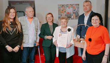 Jubileusz 90- lecia pani Stanisławy Jakimiec z Czaplinka 