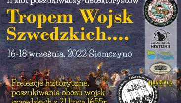 Plakat "Tropem Wojsk Szwedzkich"