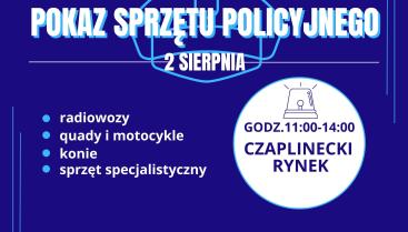 Pokaz sprzętu policyjnego