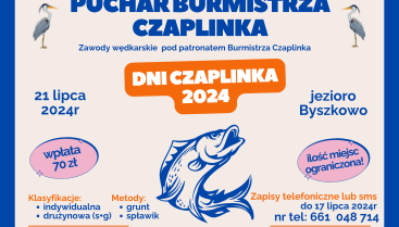 Zawody Wędkarskie o Puchar Burmistrza Czaplinka