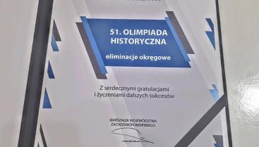 Uczeń z Zespołu Szkół w Czaplinku wśród najlepszych młodych historyków