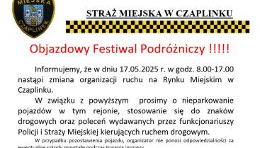  Zmiana organizacji ruchu – komunikat