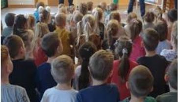 Bezpieczne ferie ,,Spotkanie z policjantem” 