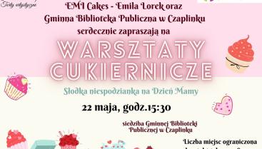 Warsztaty cukiernicze z Emilią Lorek w Bibliotece
