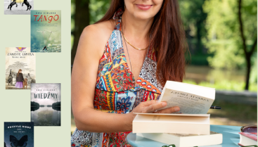 Ewa Cielesz w czaplineckiej Bibliotece