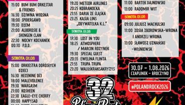 Plakat - 32. Pol'and'Rock Festival 