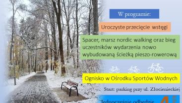 Aktywne otwarcie ścieżki pieszo-rowerowej - 16 grudnia 2023 r. 