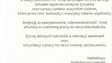Uroczyste obchody 35-lecia samorządu terytorialnego w Czaplinku