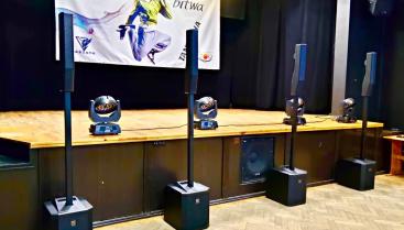 Sprzęt nagłośnieniowy i oświetleniowy