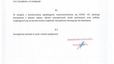 zarządzenie