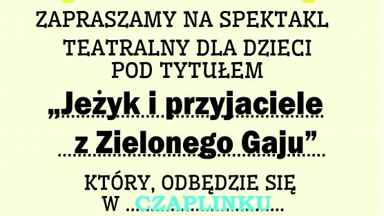 Plakat informujący o szczegółach wydarzenia.