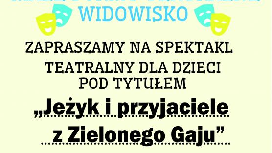 Plakat informujący o szczegółach wydarzenia.