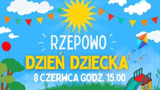 Plakat informacyjny - Dzień Dziecka Rzepowo
