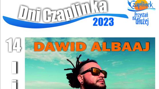 Dawid Albaaj - plakat - Dni Czaplinka