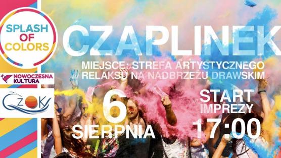 Plakat informacyjny- splash of colors.