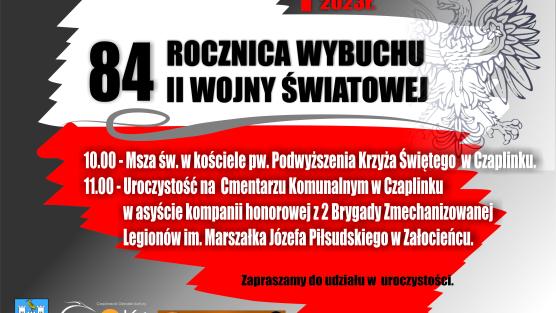 Plakat informacyjny-1 września-program obchodów.