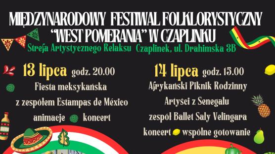 Plakat - Międzynarodowy Festiwal Folklorystyczny "West Pomerania"