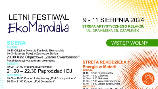 Plakat -  II Letni Festiwal EkoMandala