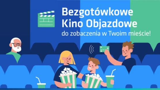 Plakat-Bezgotówkowe Kino Objazdowe