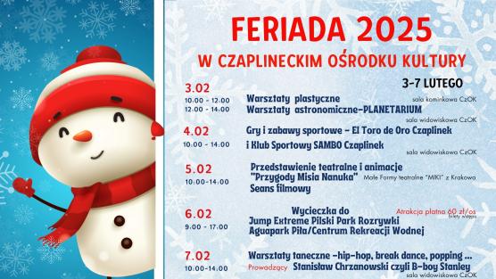 Feriada 2025 z CzOK