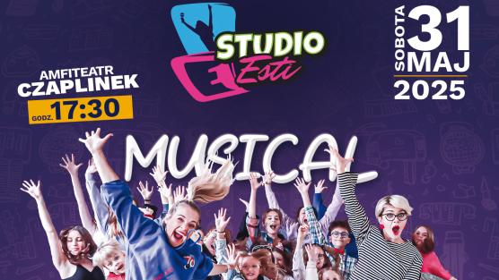 Plakat-"Akademia Marzeń" musical Studio Esti